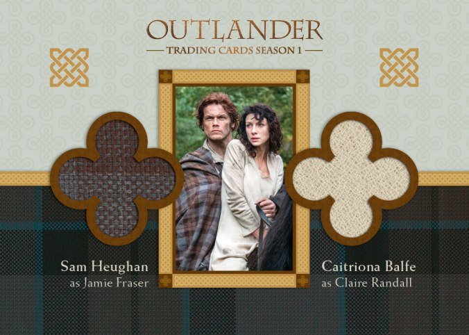 DM3 - Sam Heughan as Jamie Fraser and Caitriona Balfe as Claire Randall