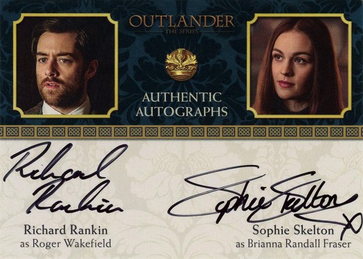 RRSS - Richard Rankin as Roger Wakefield and Sophie Seklton as Brianna Randall Fraser