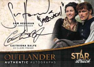 ST-SC – Caitriona Balfe as Claire Fraser and Sam Heughan as Jamie Fraser